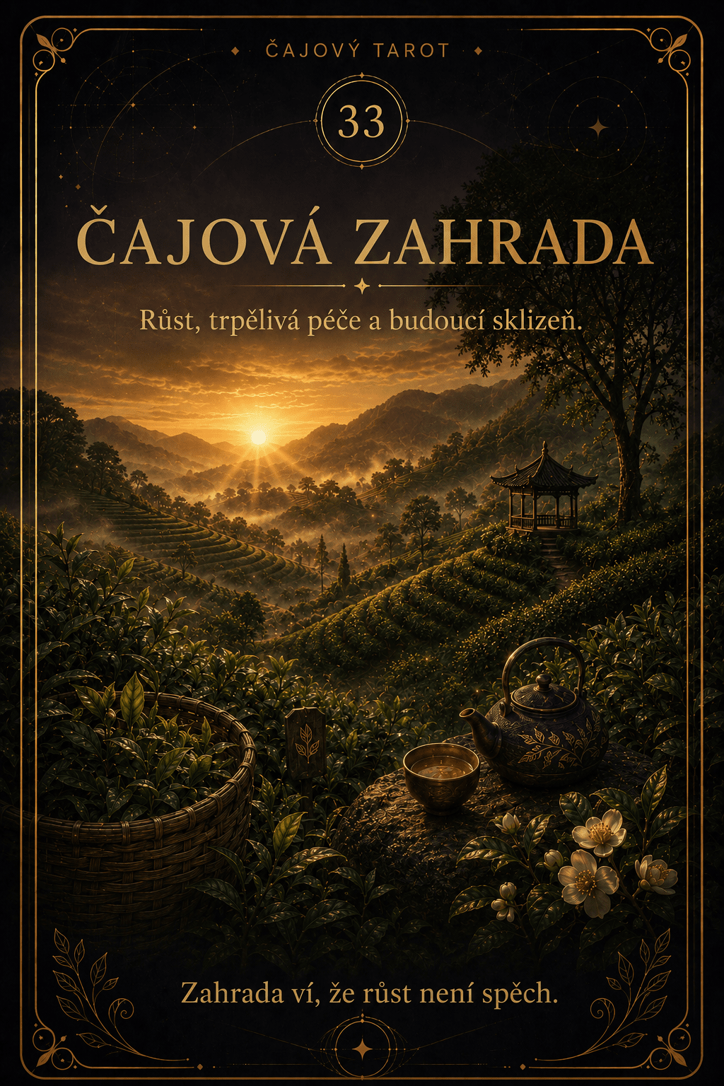 Čajová zahrada – Čajový tarot