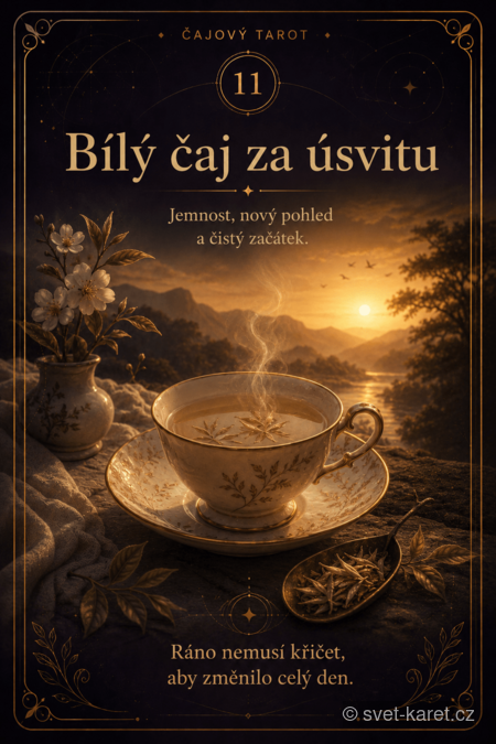 Weißer Tee im Morgengrauen – Tee-Tarot