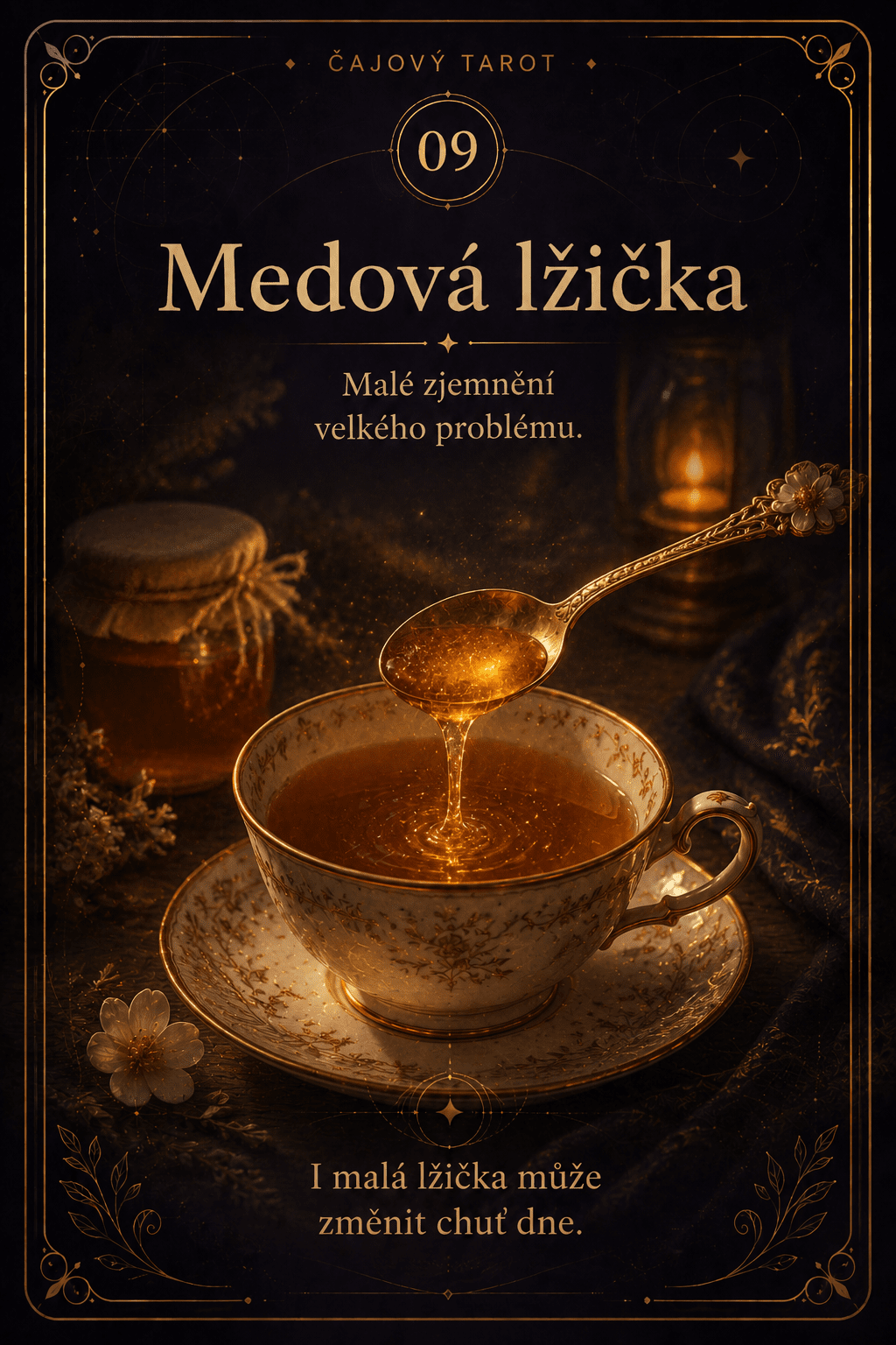 Medová lžička – Čajový tarot