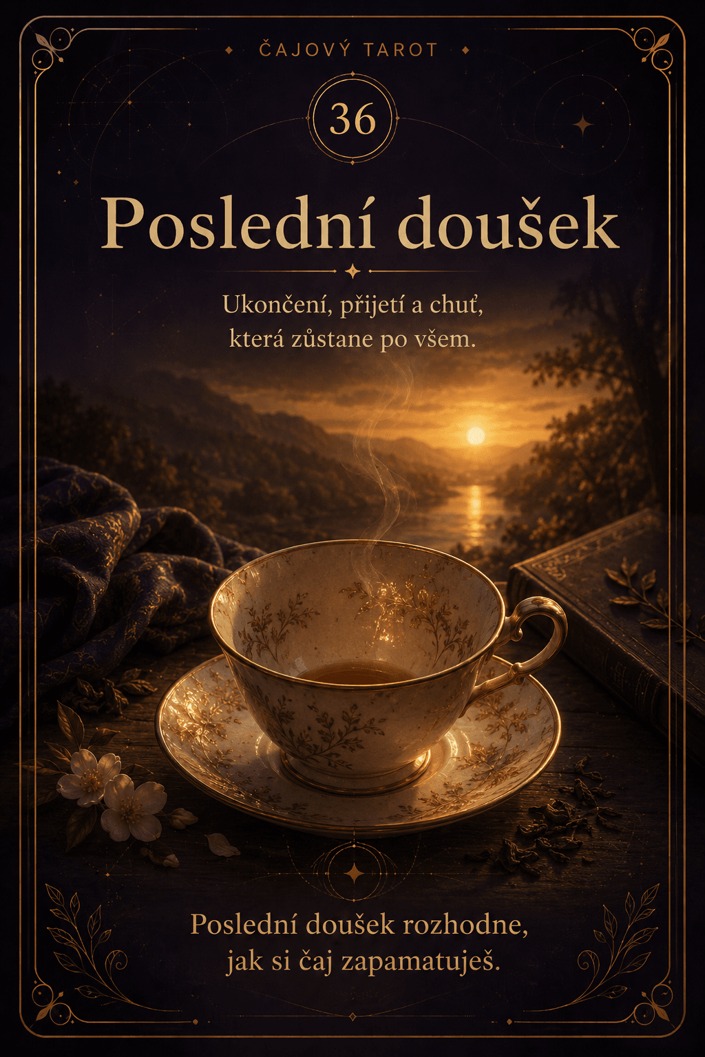 Poslední doušek – Čajový tarot