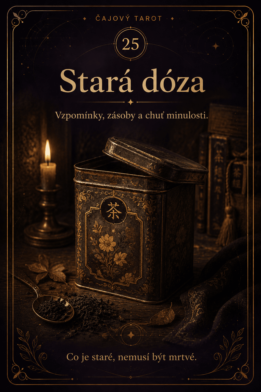 Stará dóza – Čajový tarot
