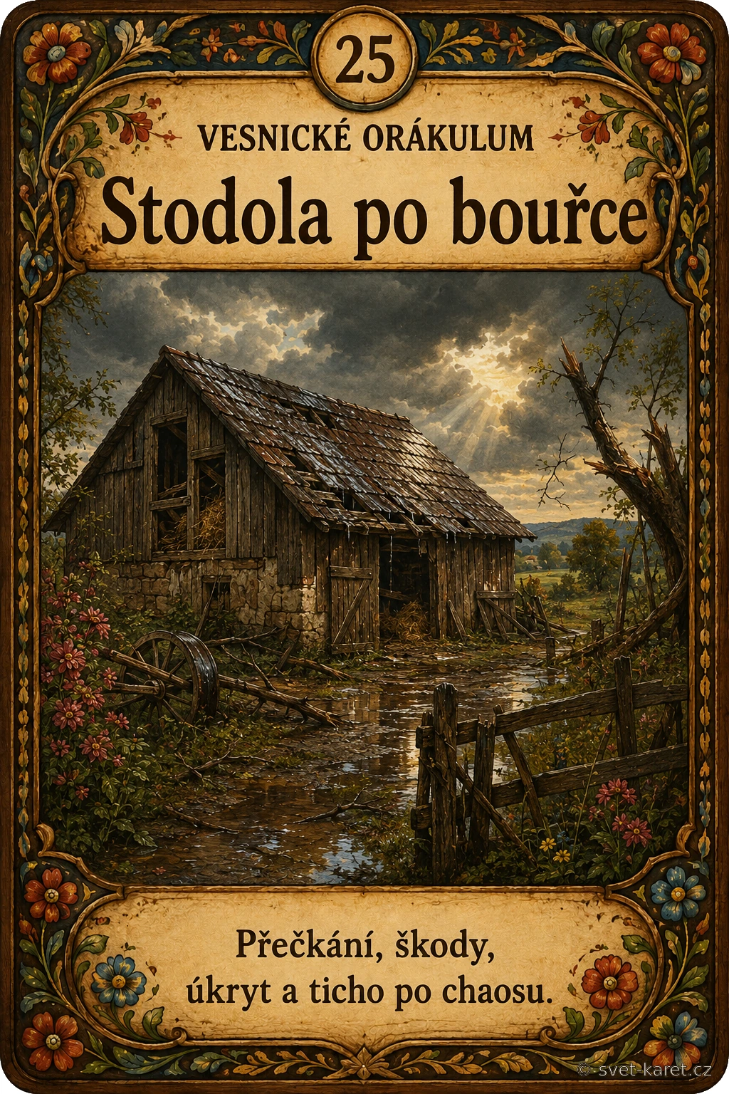 Barn After the Storm – Village Oracle