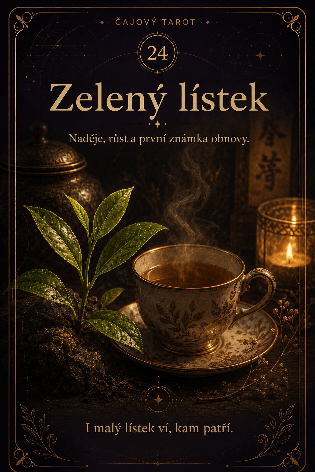 Zelený lístek – Čajový tarot
