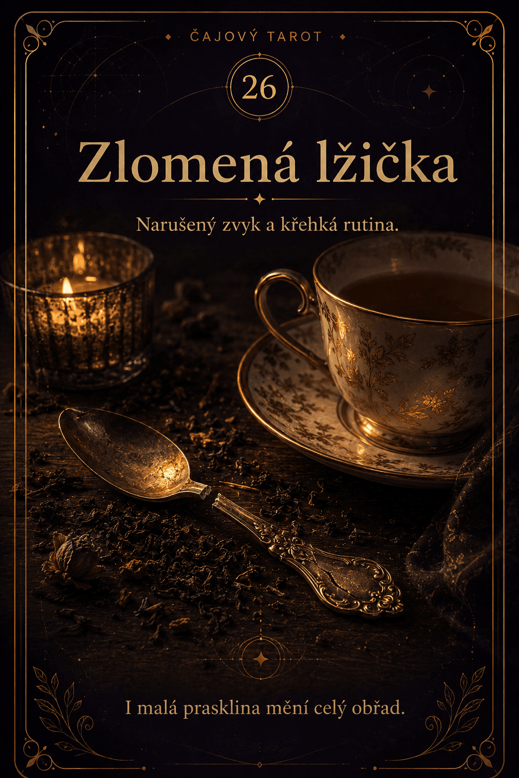Zlomená lžička – Čajový tarot